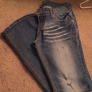 Gently worn jeans